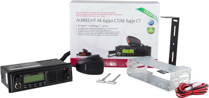 Actual product image Albrecht CB radio AE 6491, 12/24V