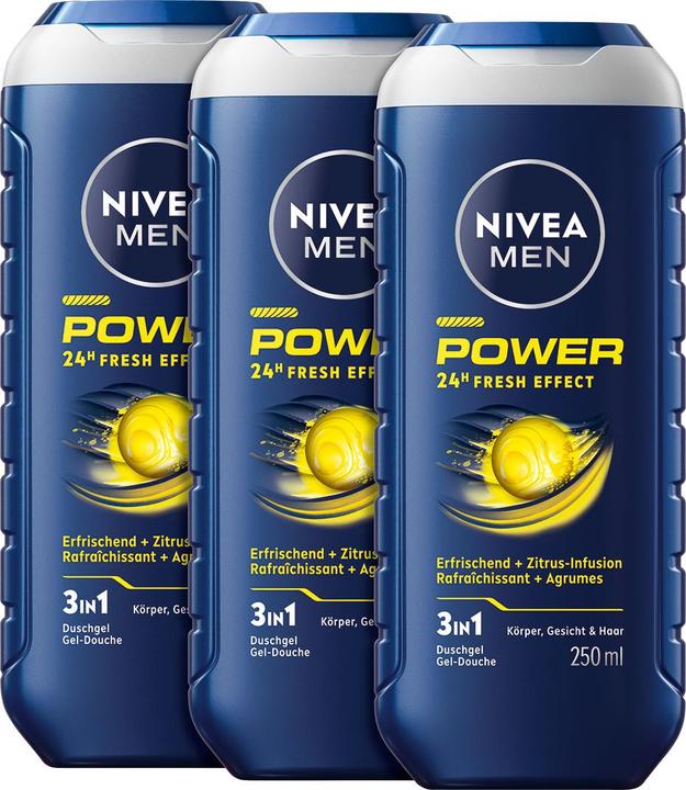 Actual product image NIVEA Pflegedusche Power Trio (750 ml)