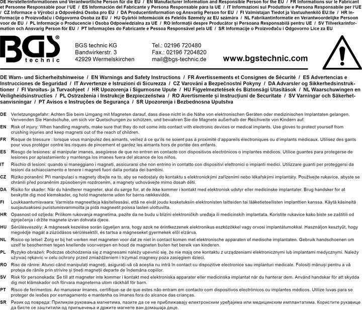 Produktbild BGS Magnet-Satz (4 x)