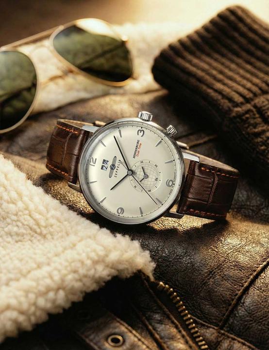 Produktbild Zeppelin Uhr Modell LZ129 Hindenburg 80445 Quartz (Analoguhr, Swiss Made, 40 mm)