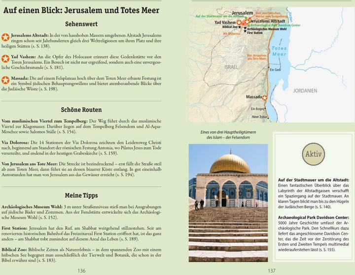 Produktbild Reise-Handbuch Reiseführer Israel, Palästina, Sinai (Deutsch, Michel Rauch, 2022)