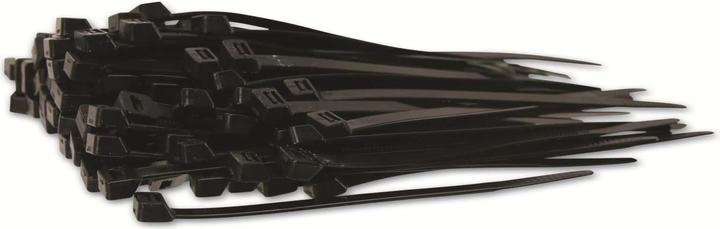 Actual product image KSS Range of cable ties polyamide 6.6, black, 150x7.6, UV-resistant, 100 pcs. (Plastic cable ties, 150 mm, 100 pcs.)