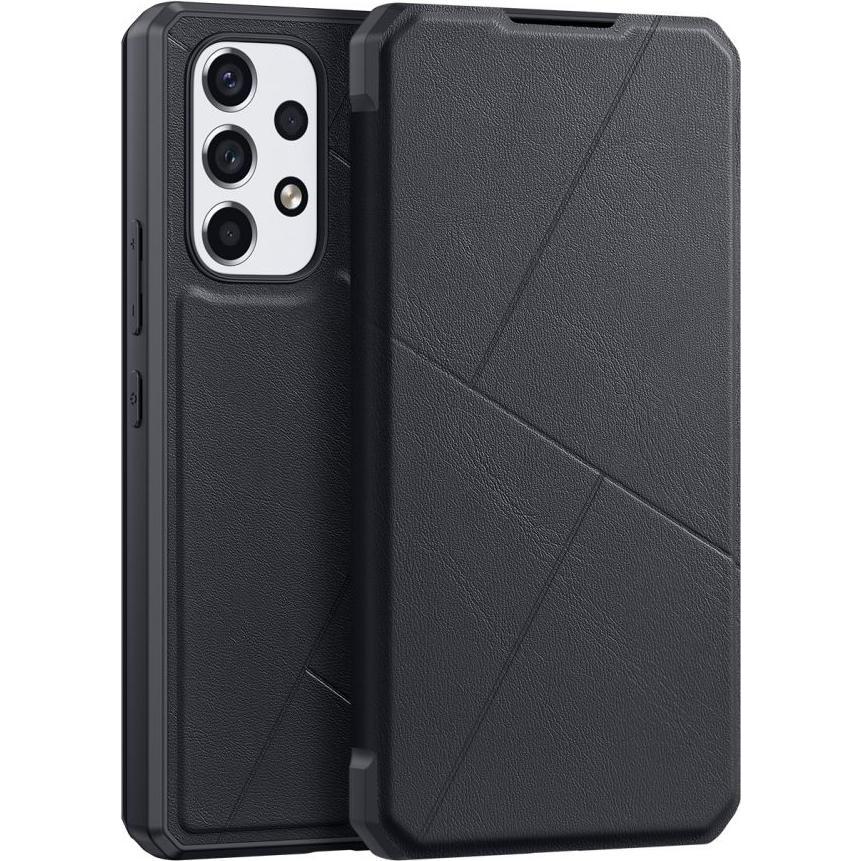 Dux Ducis Skin X Series Bookcover (Samsung Galaxy A73 5G), Smartphone Hülle, Schwarz
