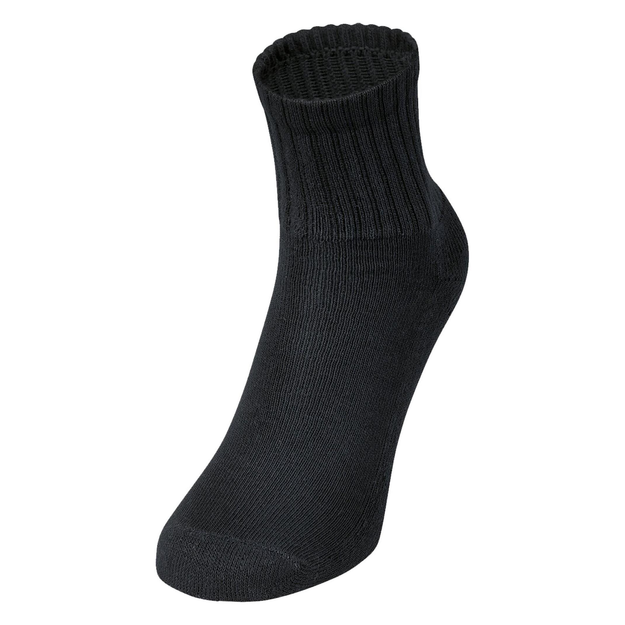 Jako, Damen, Sportsocken, Sportsocken Kurz 3er Pack (39 - 42), Schwarz