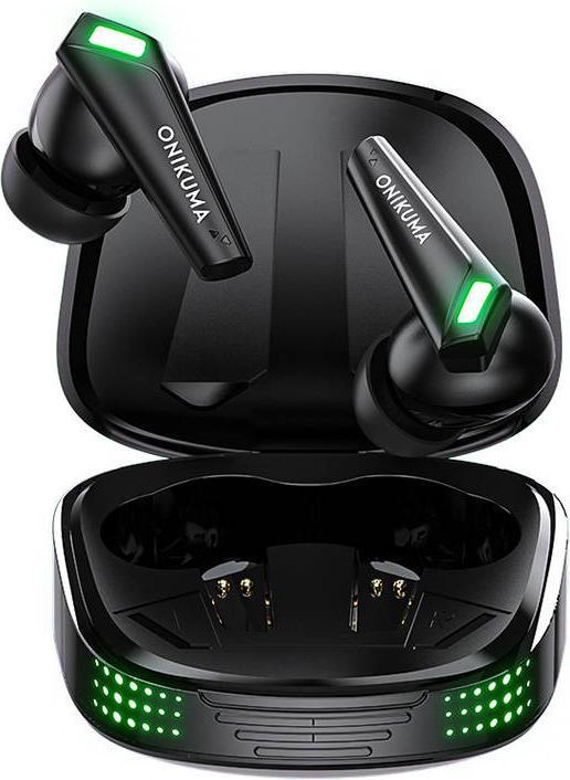 Actual product image Onikuma Wireless headphones TWS T308 Black (5 h, Wireless)