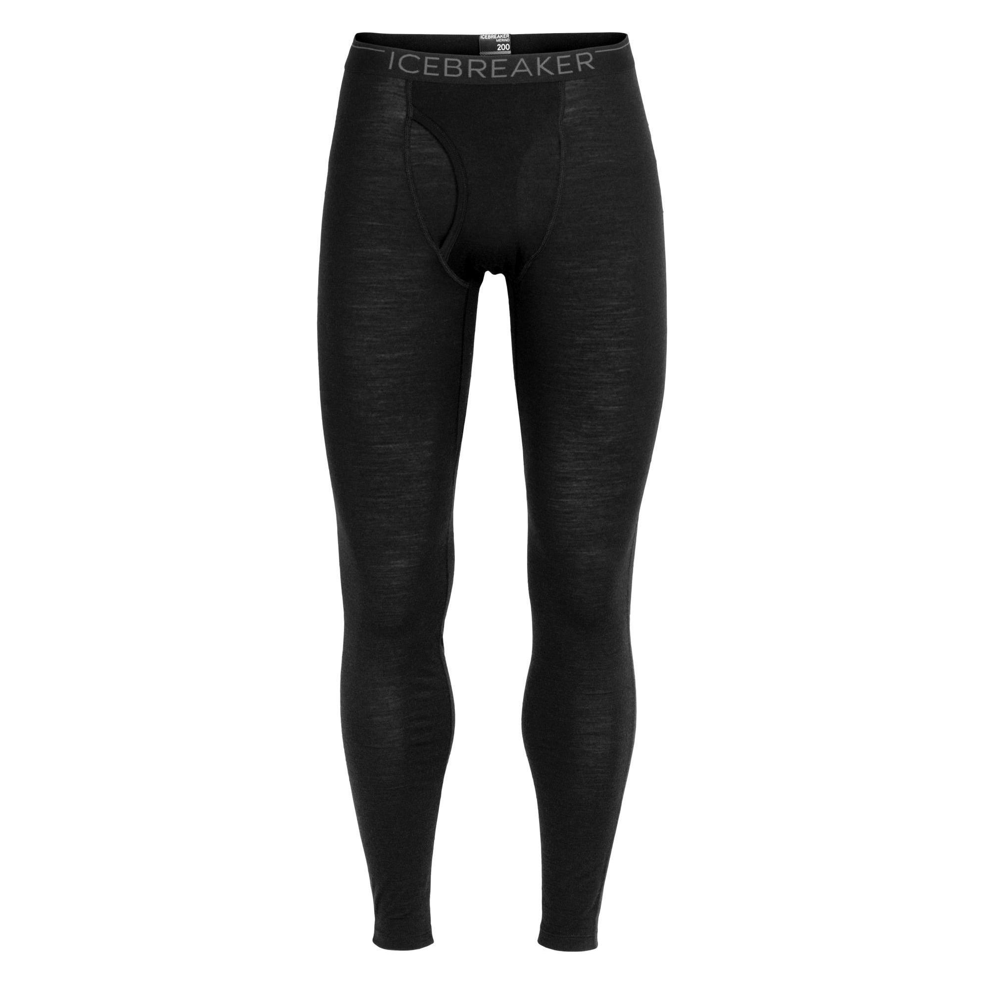 Icebreaker, Herren, Funktionsunterhose, 260 Tech Leggings (S), Schwarz, S