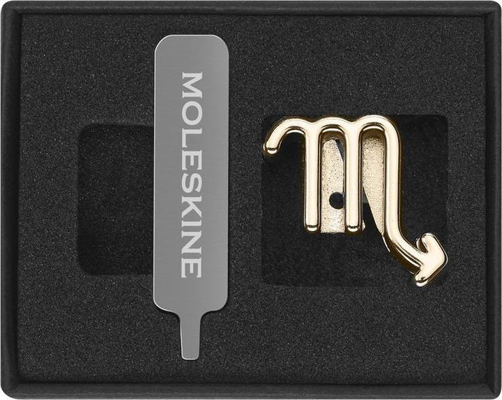 Image du produit Moleskine Pins Scorpio Or (Non contraignant)