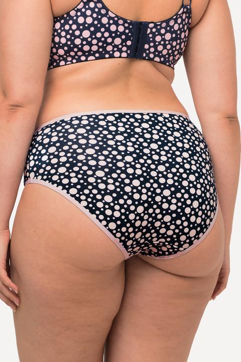 Produktbild Ulla Popken Midislips, 4er-Pack, Punkte/Farben (60)