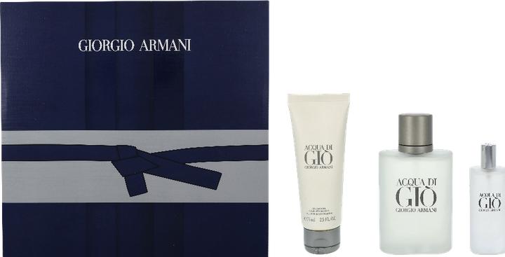 Image du produit Giorgio Armani Acqua Di Giò Eau de Toilette 100ml + 15ml + Shower Gel 75ml (Set parfum)
