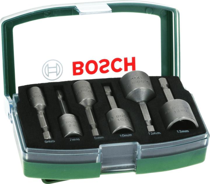 Produktbild Bosch Professional Zubehör Steckschlüssel-Set (10 mm, 12 mm, 13 mm, 6 mm, 7 mm, 8 mm)