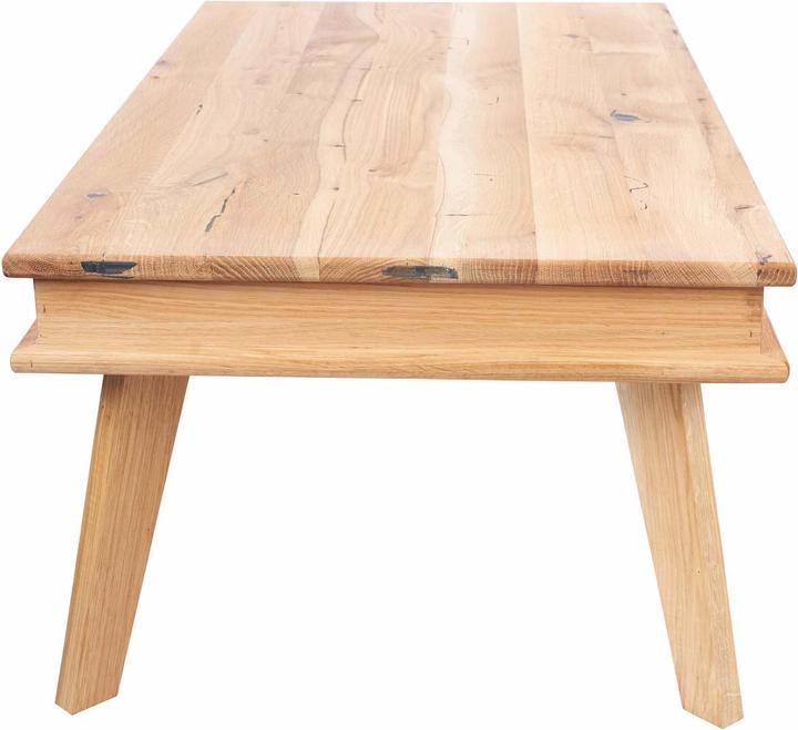 Produktbild Bhp Couchtisch Eiche rustikal geölt (110 x 60 x 38 cm)