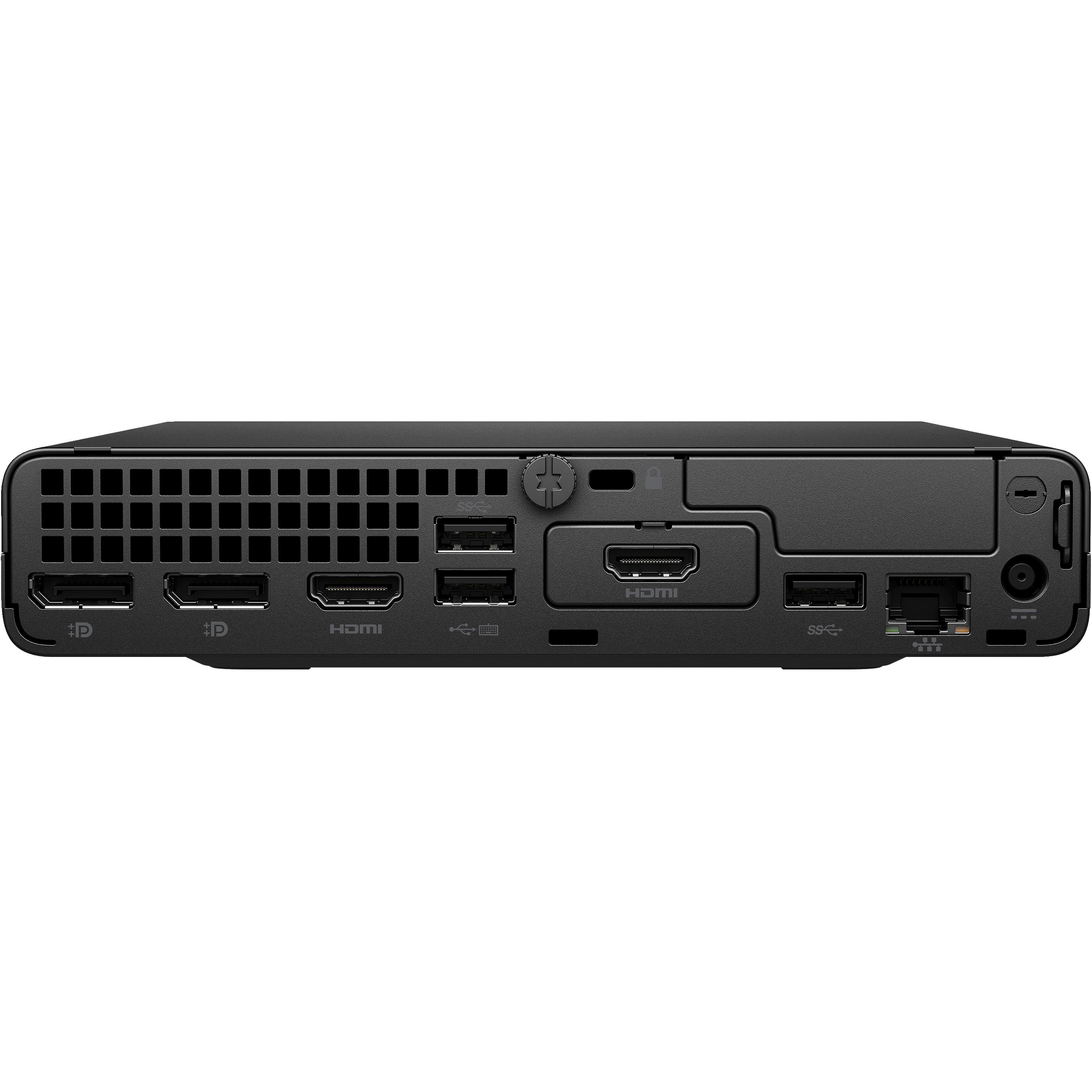 Thumbnail - HP Pro Mini 400 G9 i513500T 8/512 W11P (Intel Core i5-13500T, 8 GB, 512 GB, UHD Graphics 770), PC, Schwarz