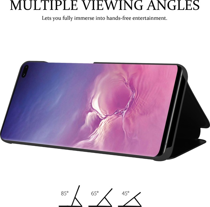 Produktbild Cadorabo Book Smart View Spiegel Cover (Samsung Galaxy S10+)