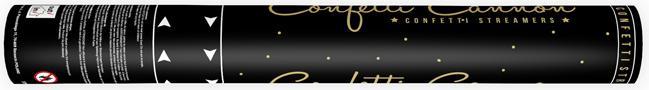 Immagine prodotto Partydeco Cannone di coriandoli - Stelle filanti dorate 40 cm (1 Pezzo/i)