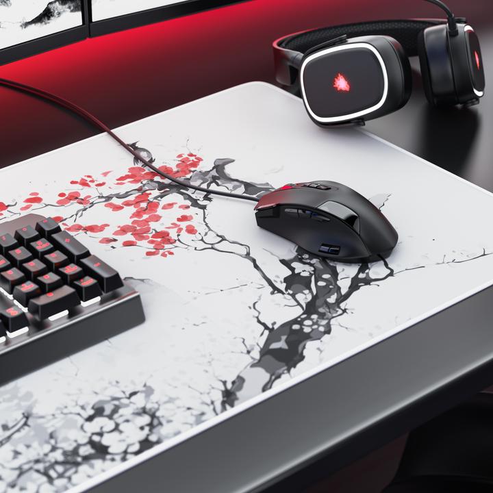 Actual product image Titanwolf Gaming Mouse Pad, 900 x 400mm XXL Speed Gaming Mouse Mat, Mousepad Extra Large Surface, Japan Ink (XXL)