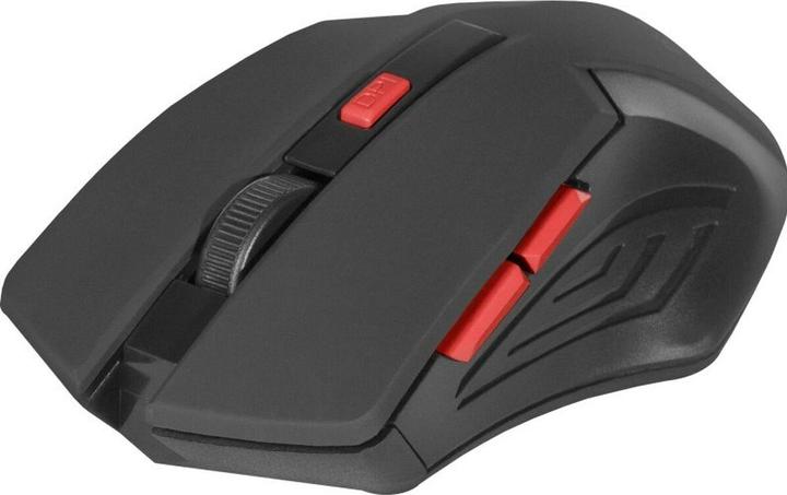Image du produit Defender SOURIS ACCURA MM-275 RF NOIR ET ROUGE OPTICAL 1600DPI 6P (Sans fil)