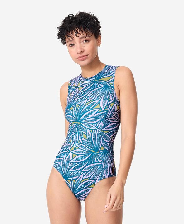 Produktbild Olaian Badeanzug Surfen Damen Carla blau/violett (M, L)