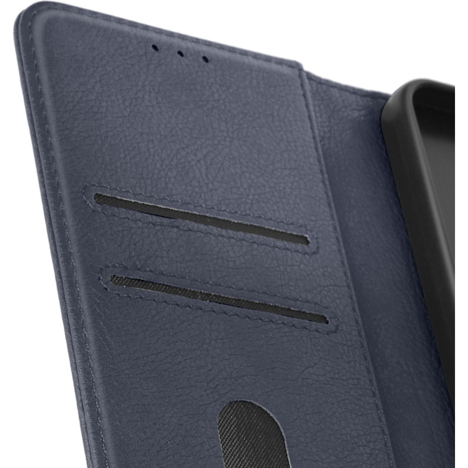 Thumbnail - Avizar Chesterfield Wallet Cover Series (Samsung Galaxy A15), Smartphone Hülle, Blau