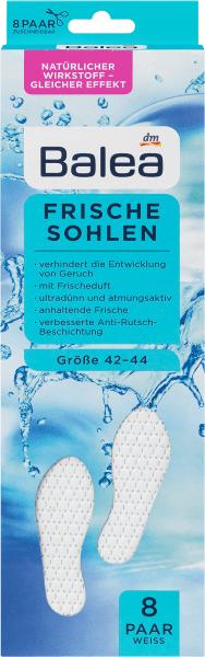 Produktbild dm Balea Frische Sohlen