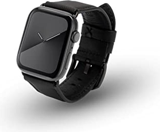 Immagine prodotto JT Berlin Apple Watch 42/44/45/49 mm - nero Wannsee (45 mm, 44 mm, 42 mm, 49 mm, Acciaio inossidabile, Vera pelle, TPU)