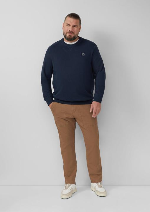 Produktbild s.Oliver Sweatshirt Sweatshirt aus Baumwollmix mit Crew Neck (4XL)