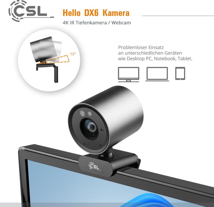 Actual product image CSL Hello DX6 WebCam (8.30 Mpx)