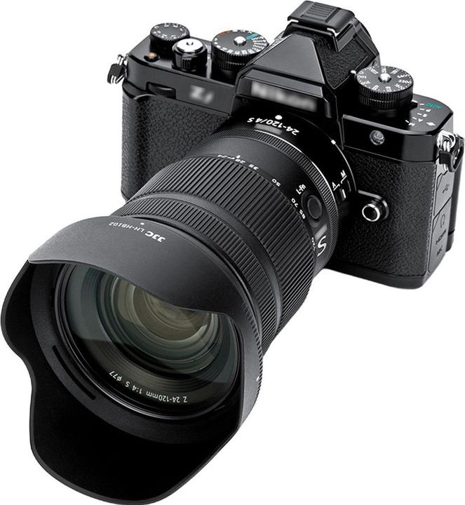 Actual product image JJC LH HB102 Lens Hood for NIK. NIKKOR Z 24 120mm f/4 S / NIKKOR Z 28 400mm f/4 8 VR