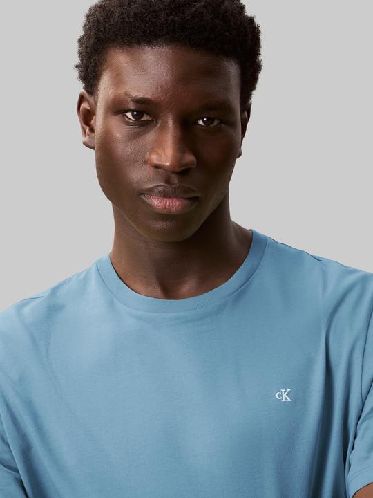 Actual product image Calvin Klein Jeans Ss Smooth Cttn Solid Crewnk Tee (M)