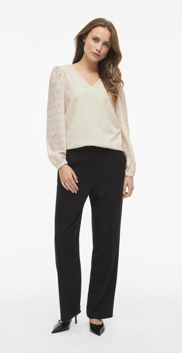 Immagine prodotto Vila VIFERO V-Ausschnitt Oberteil mit langen Ärmeln (M)