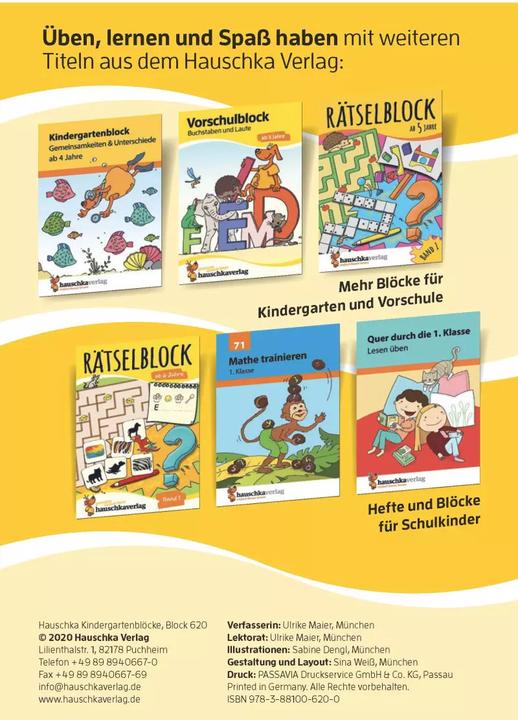 Produktbild Kindergartenblock - Das kann ich schon! ab 4 Jahre (Deutsch, Ulrike Maier, 2018)