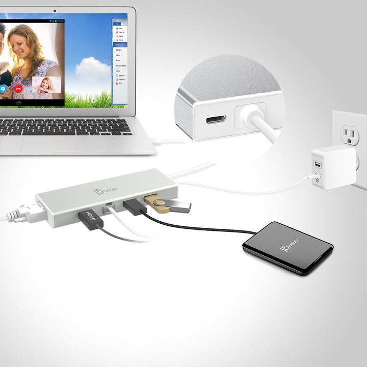 Produktbild j5Create JUD380 (USB-A, 2 Ports)