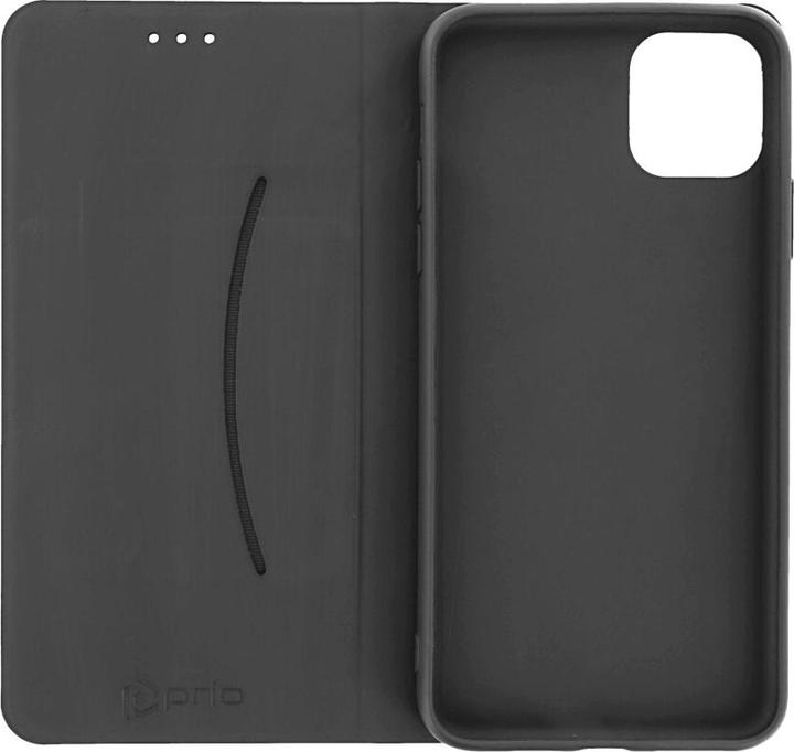 Actual product image prio Book Case Fashion for iPhone 11 Pro Max black-red (Apple iPhone 11 Pro Max)