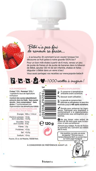 Immagine prodotto Popote Quetschie Erdbeere BIO (120 g)