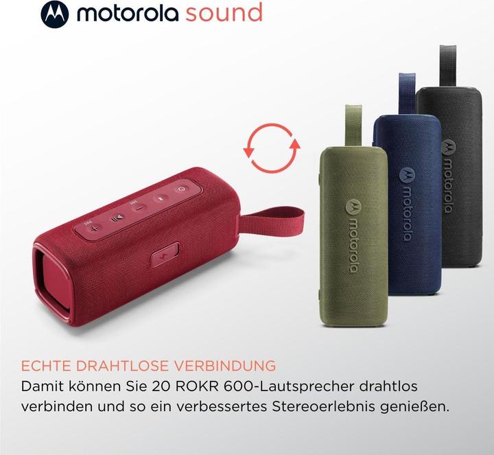 Produktbild Motorola ROKR 600 30W BT Speaker IP67 red (6 h)