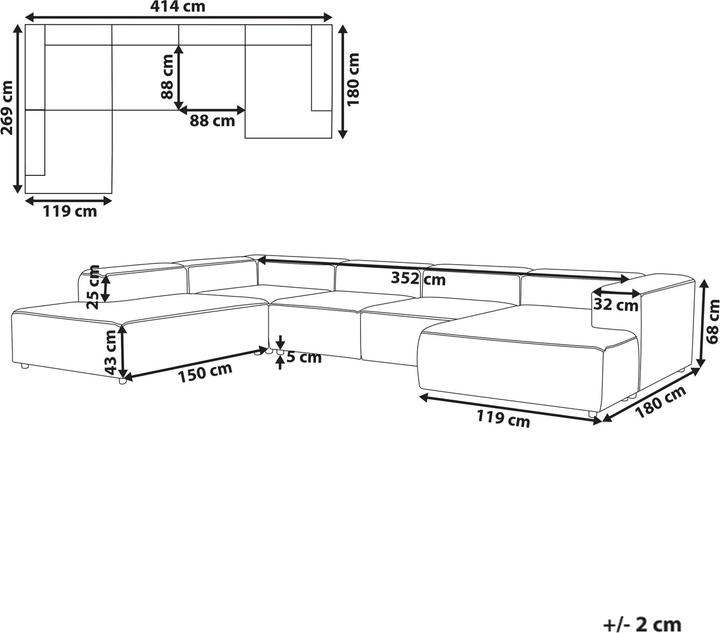 Immagine prodotto Beliani Ardal (Divano modulare)
