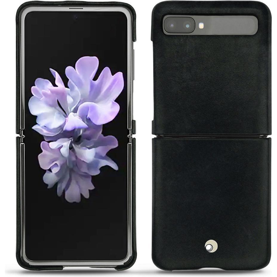 Noreve Lederschutzhülle (Samsung Galaxy Z Flip), Smartphone Hülle, Schwarz