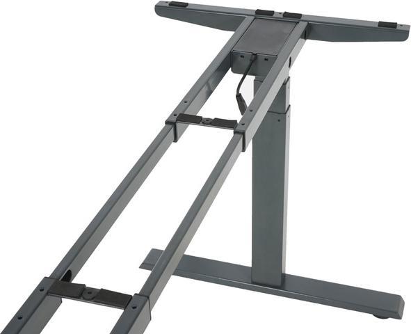 Actual product image Swisshandel24 Frame, variable table frame for corner desk, electrically height-adjustable Memory 45kg anth