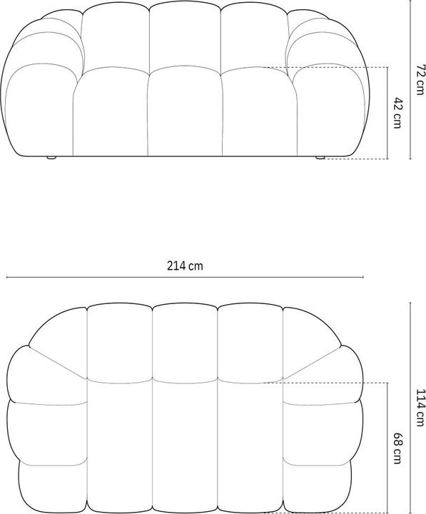 Nutritional values and ingredients Micadoni Diana (2 person sofa)