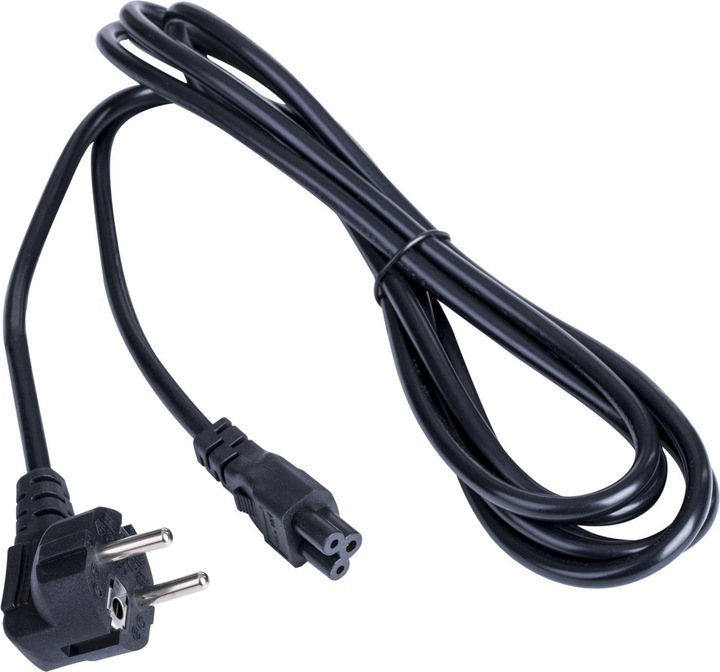 Produktbild Akyga Strom Adapterkabel (1x Schutzkontakt-Stecker - 1x Kleeblatt-Buchse C5) 3.0 (3 m)