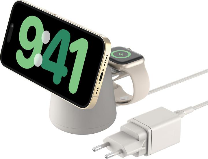 Belkin Station de charge BoostCharge Pro 2-en-1 Qi2 (15 W)