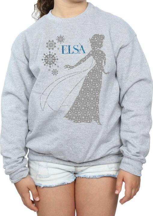 Immagine prodotto Disney Frozen Elsa Christmas Silhouette Felpa Ragazze (128)