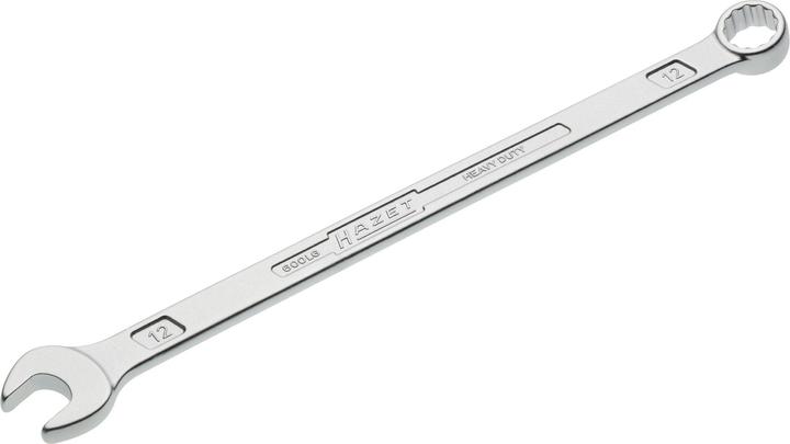 Actual product image HAZET Combination wrench ∙ extra long ∙ slim design 600LG-12 ∙ Outside 12-point traction profile ∙ … (12 mm)