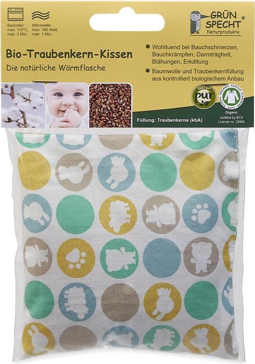 Actual product image Grünspecht Grape seed pillow (12 x 12 cm)