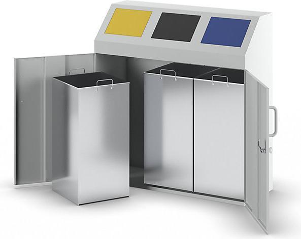 Actual product image eurokraft pro Recyclable waste collection cupboard (50 l)