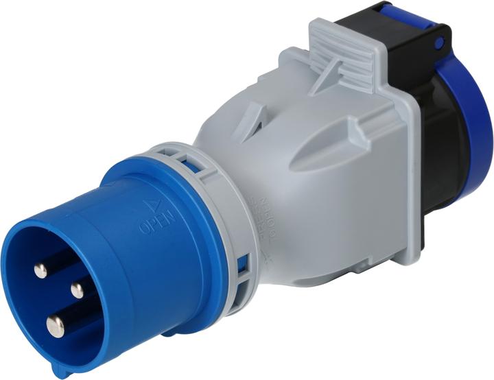 Actual product image Max Hauri maxCAMP adapter plug (CEE 16/3, Type 23)
