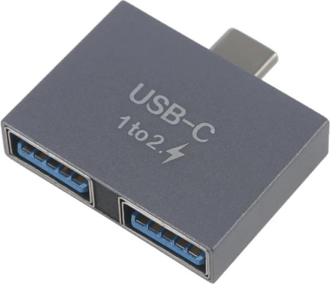 Image du produit PowerGuard Adaptateur de charge USB-C vers double USB-A Splitter (USB 3.0)