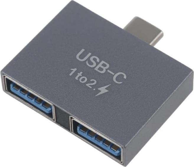 Produktbild PowerGuard USB-C auf Doppel USB-A Splitter Charge Adapter (USB 3.0)