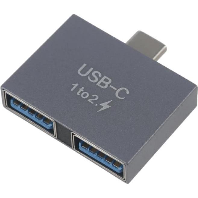 Thumbnail - PowerGuard USB-C auf Doppel USB-A Splitter Charge Adapter (USB 3.0), USB Kabel
