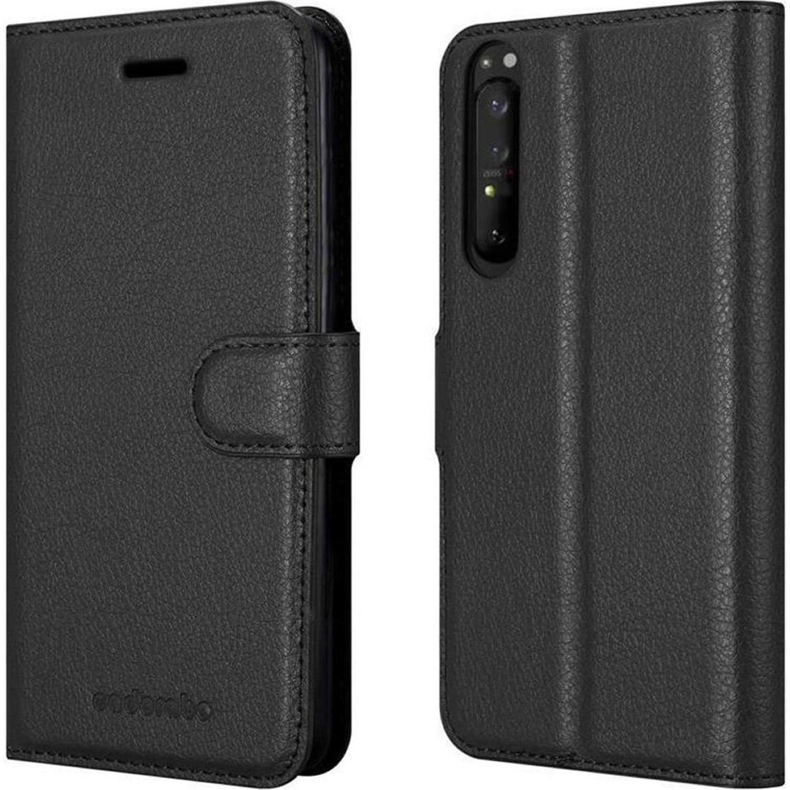 Thumbnail - Cadorabo Book mit Standfunktion Cover (Sony Xperia 1 II), Smartphone Hülle, Schwarz