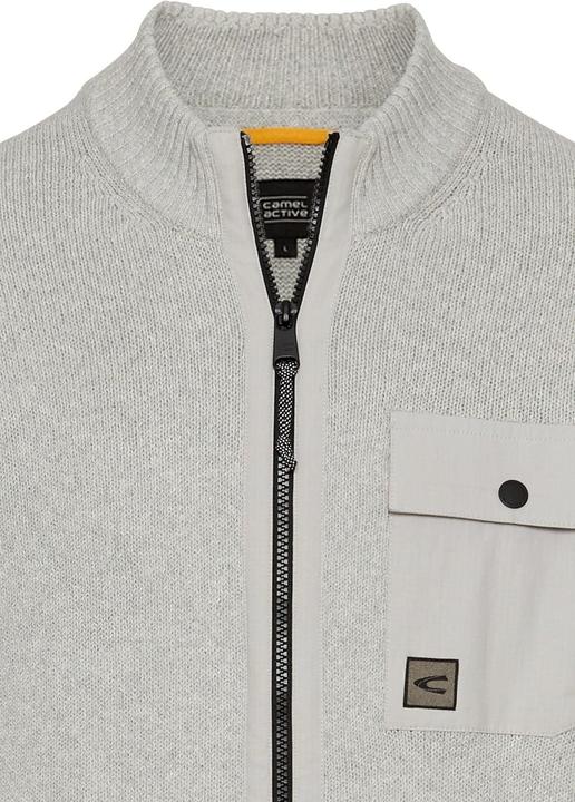 Produktbild Camel Active Strickjacke mit Troyer-Kragen (XL)